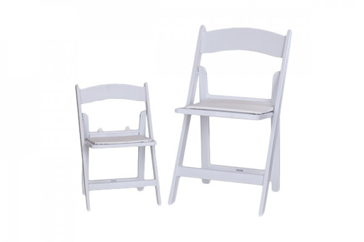 Kids White Garden Chair