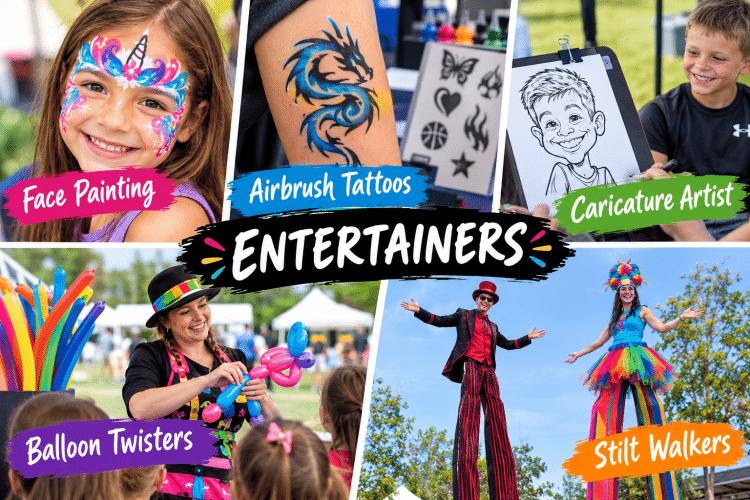 Event Entertainers, Performers & Artists