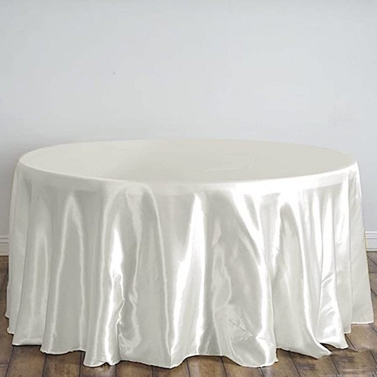 120" Satin Round Linen A&S Party Rental Dayton OH