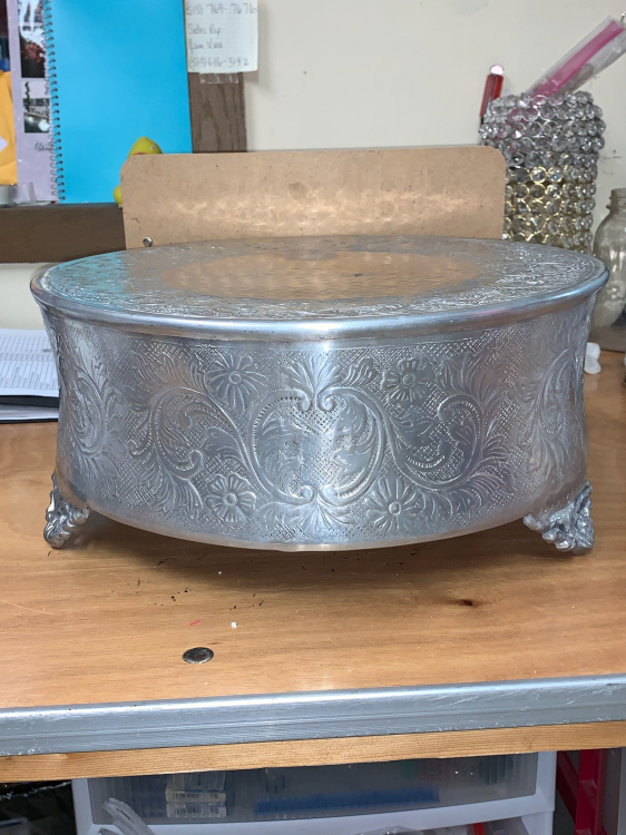 Silver Cakestand Small