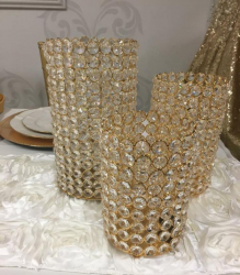 Gold Crystal Cylinder Medium