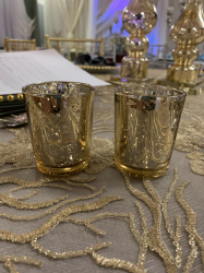 Crushed Gold Votives
