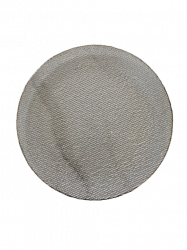 Glass Clear/Silver Charger