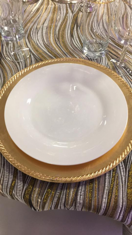 White China Dinner Plate