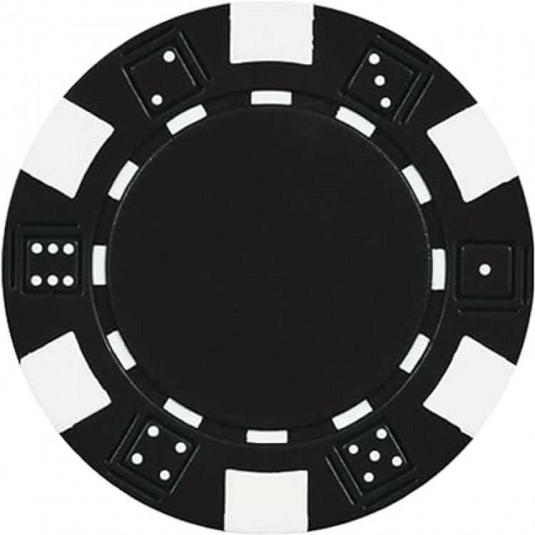 Black Poker Chip (100)