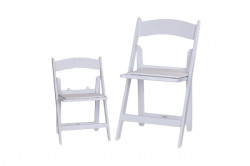 Kids White Garden Chair