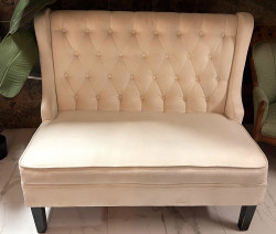 Vintage LoveSeat Ivory