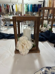 Elegant Medium Wooden Lantern