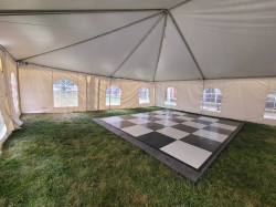 20250916 174716 1759420390 Black & White Dance Floor 18x18- INDOOR USE ONLY