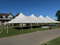 40'x100' High Peak (FREDS) Pole Tent (Grass Only)