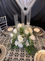 5 Cylinder Floral Cluster Centerpiece