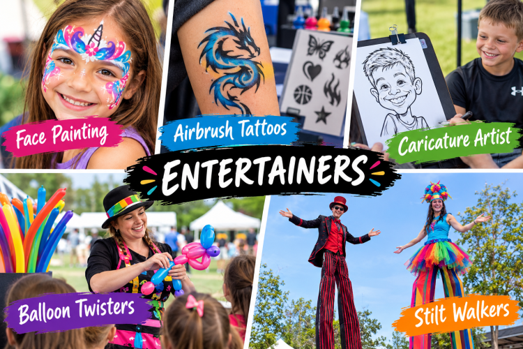 Event Entertainers, Performers & Artists