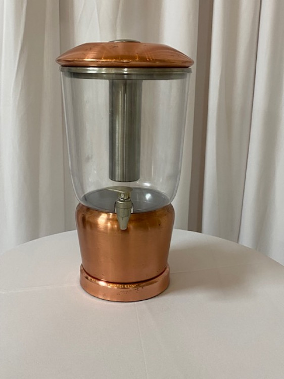 Cold Beverage Dispenser Rose Gold 3 Gallon