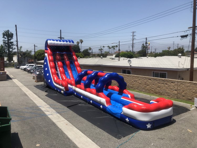 Stars And Stripes 22' Slide A&S Party Rental Dayton OH
