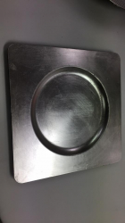 Silver Square Charger Plate