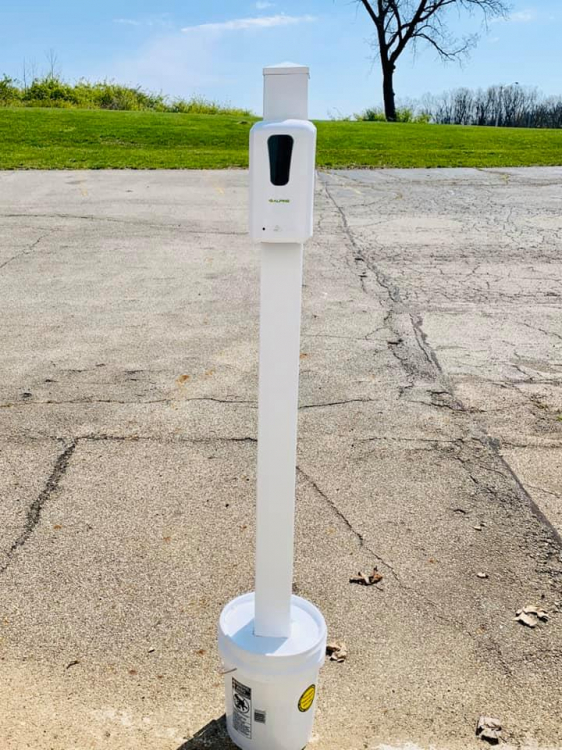 Hand Sanitizing Station