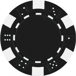 Black Poker Chip (100)