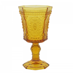Vatican Amber Wine Glass