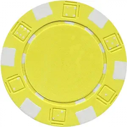 Yellow Poker Chip (100)