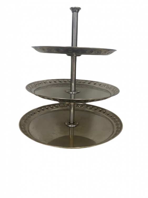 Silver Cup Cake Stand 5