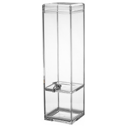Acrylic Square Beverage Dispenser 3 Gallon