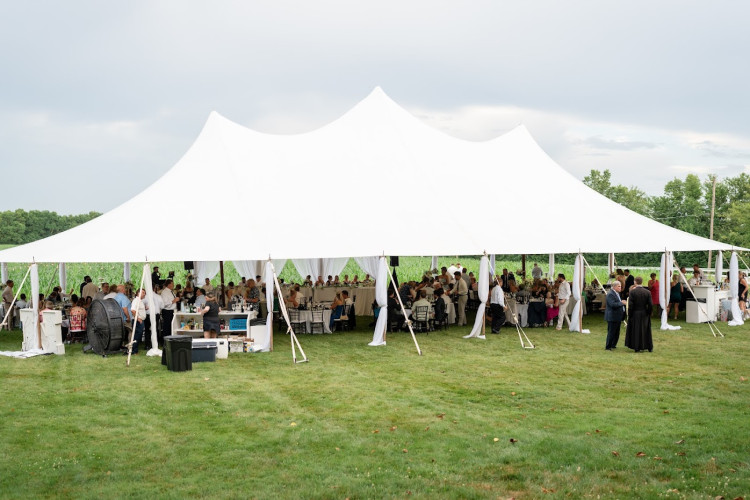 57'x96' Sailcloth Pole Tent (Grass Only)