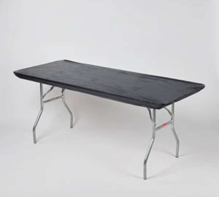 8' Banquet Kwik Cover - Black