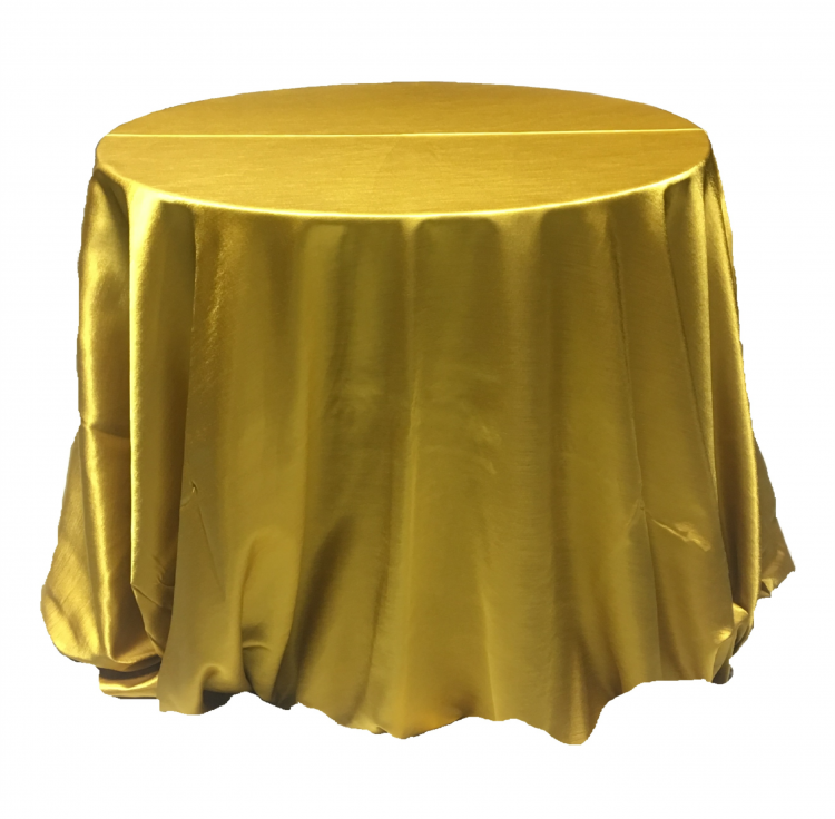 108 Round Majestic Satin Linen