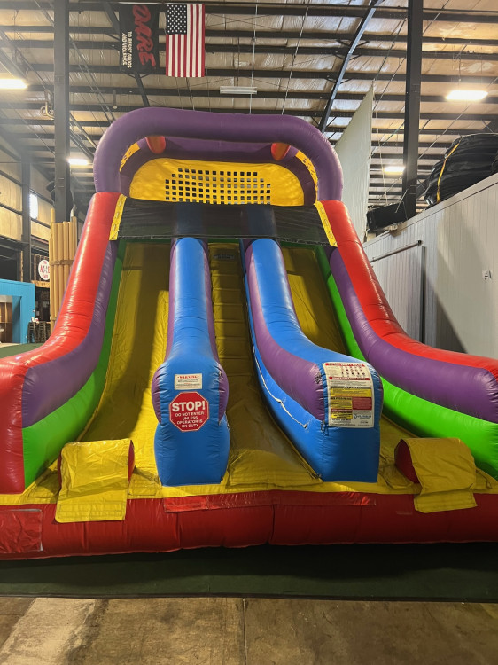 18' Dual Lane Slide