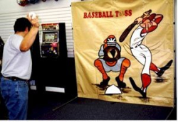 Baseball Toss Frame Game