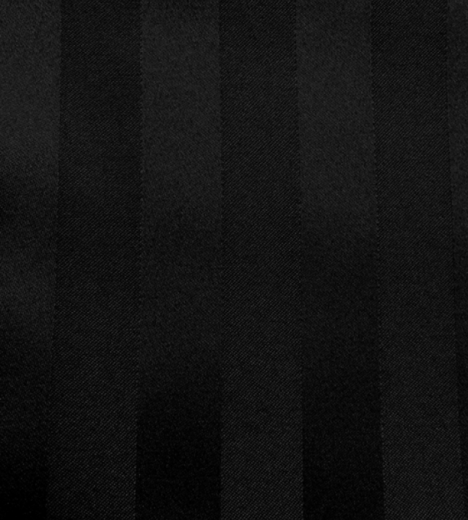 13 x 90 - Black Polyester Stripe Table Runners Linen