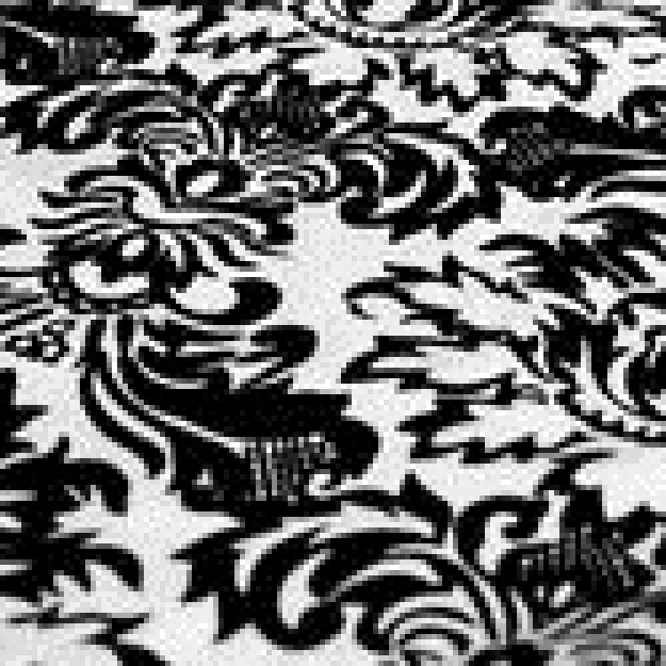 12 x 108 - Black and White Flocking Damask Table Runners Linen