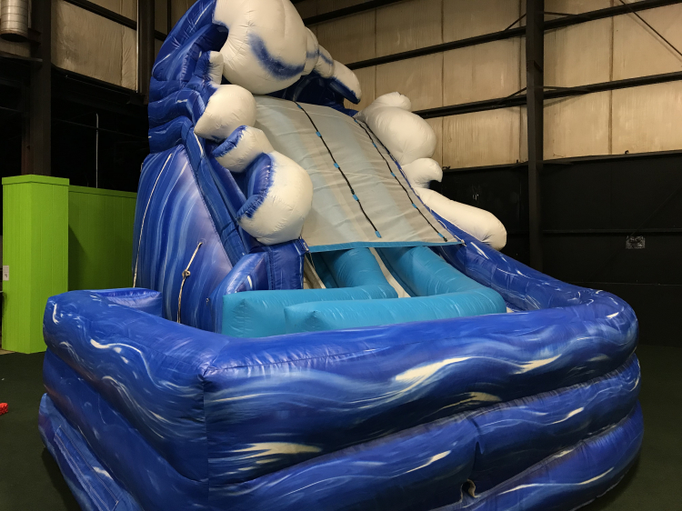 18ft Wave Dual Lane Inflatable Slide