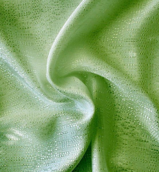 Side Drape - 34 x 144 Expo Green Drape and Skirting
