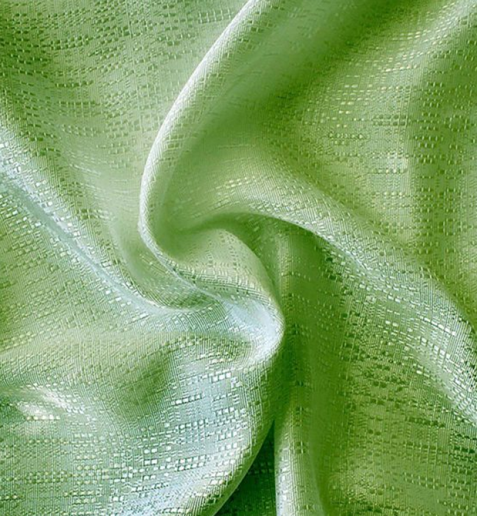 Side Drape - 34 x 144 Expo Green Drape and Skirting