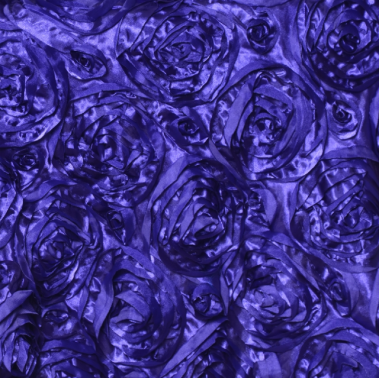 12 x 108 - Purple Rosette Table Runners Linen