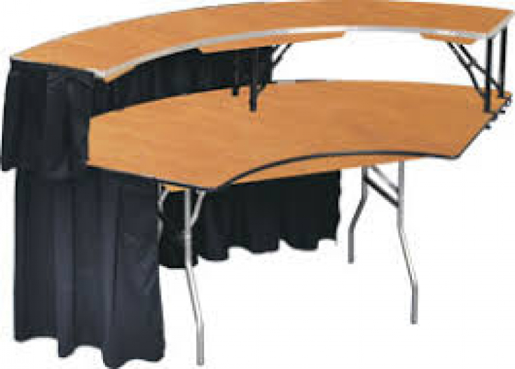 Serpentine bar top outer edge 5'x10'