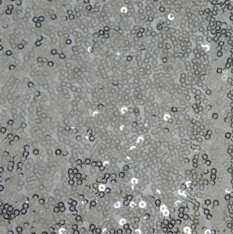 12 x 108 - Silver Premium Sequin Table Runners Linen