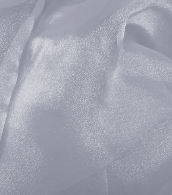 Chair Sash - Silver Organza Chair Sashes Rental