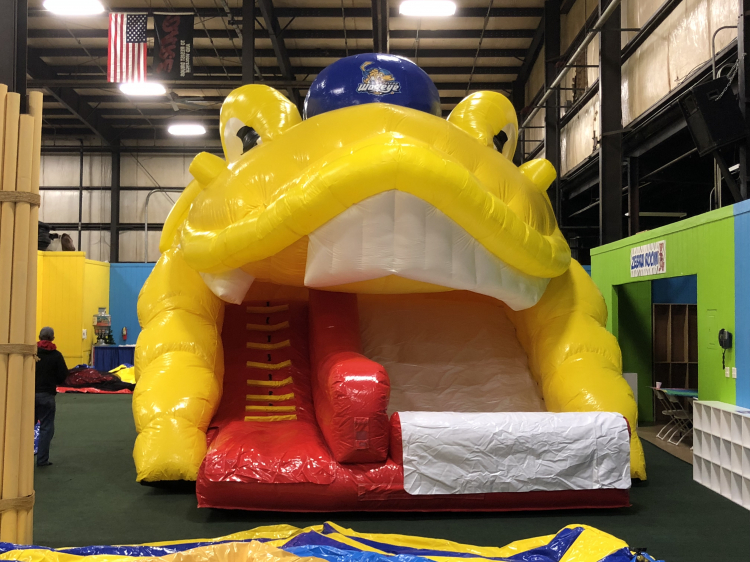 Walleye Spike Mascot Slide