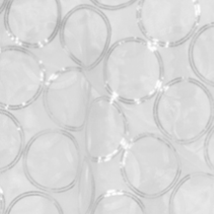 12 x 108 - White Glam Circle Sequin Table Runners Linen
