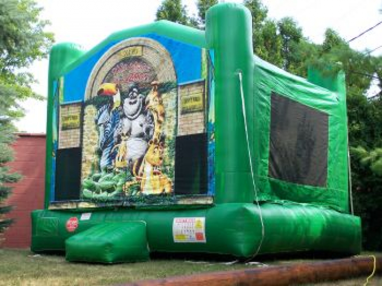 Zoo Bounce House PU
