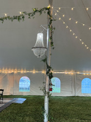 Chandelier Empire Swag Crystal 24x36