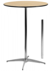 Bistro Wood Top Table (Setup not Included)