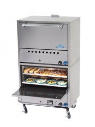 Pizza Oven 36 wide 2 shelf Propane