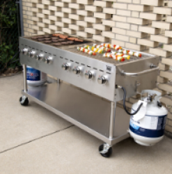 Gas Grill 8 Burner (Propane Not included)