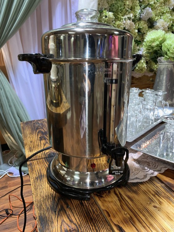 HOT BEVERAGE DISPENSER - Rainbow Party Rentals Bohemia NY