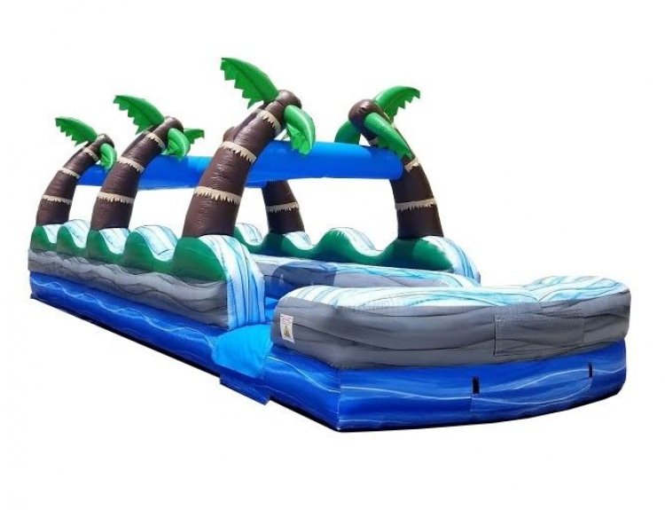 35ft Dual Lane Tropical Slip and Slide