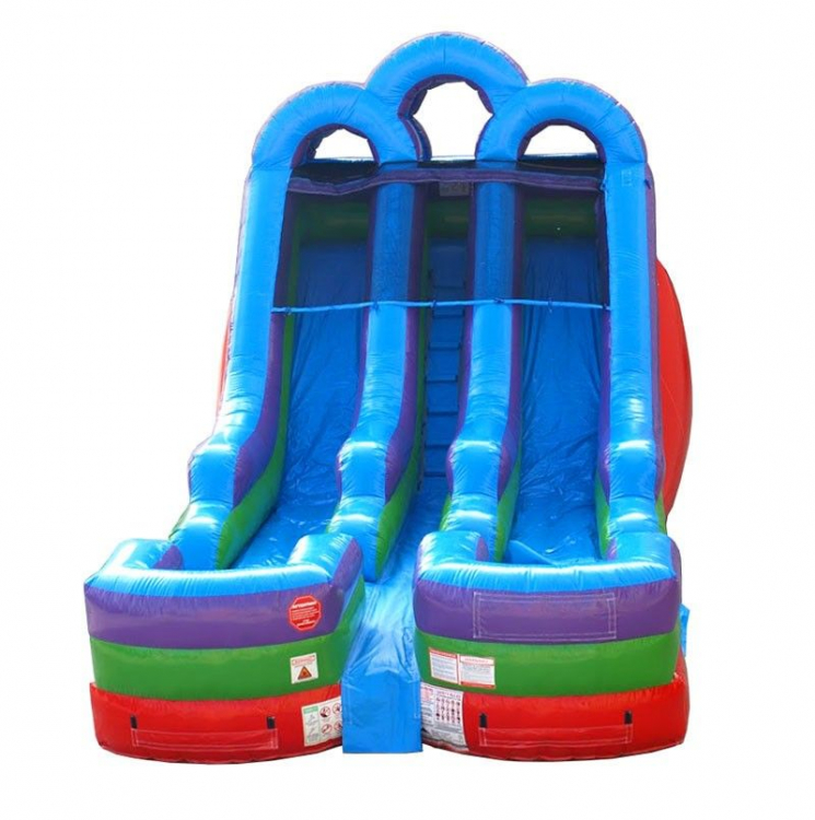 15ft Dual Lane Water Slide