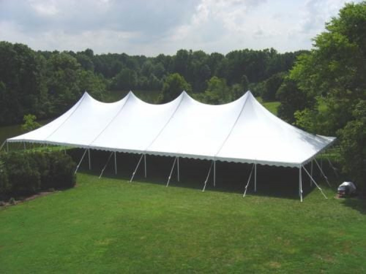 40'x100' High Peak (FREDS)  Pole Tent (Grass Only)